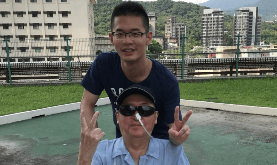 ▲李勘與父親李敖感情深厚。（圖／翻攝李勘微博 , 2018.05.07）