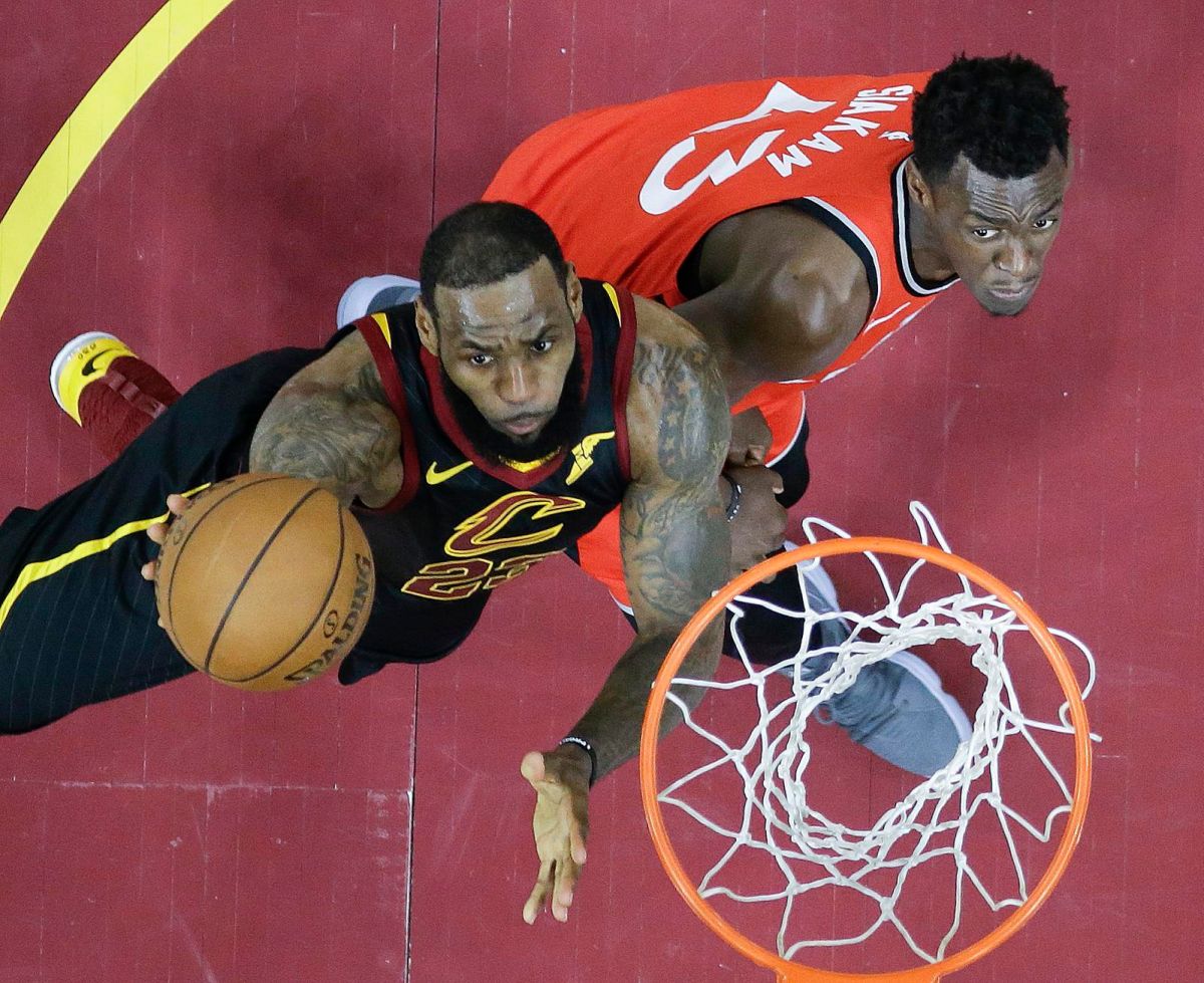 ▲LeBron James上籃得手。（圖／美聯社／達志影像）