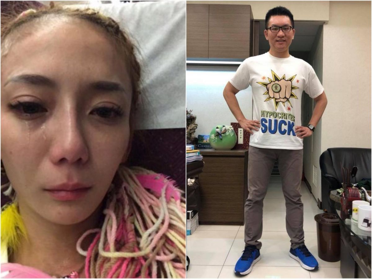 ▲劉喬安淚曝用身體換錢，童仲彥送 T 恤力挺：「妳沒錯！」（圖／翻攝自臉書）