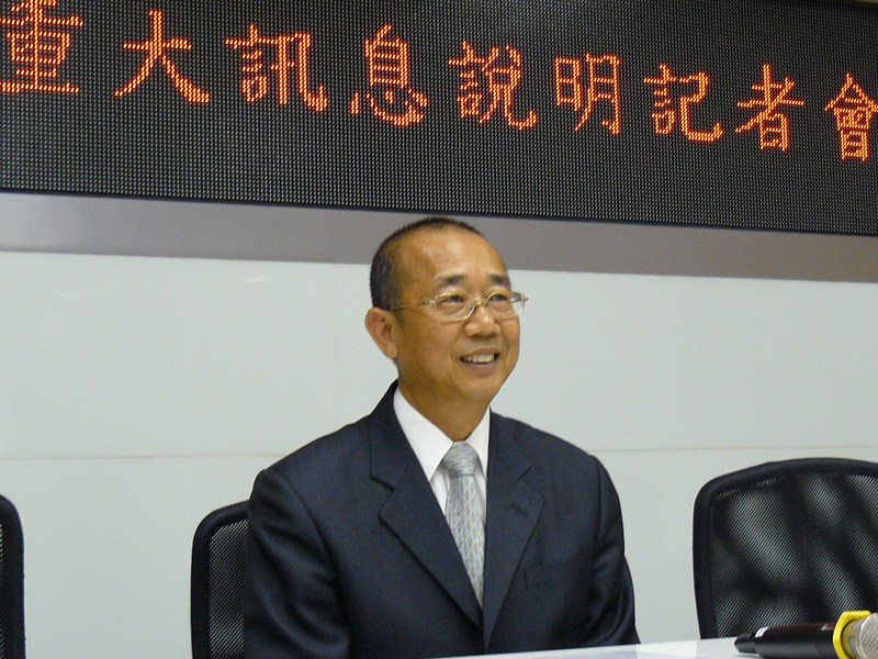 ▲勁永9日下午召開重大訊息記者會，副總經理李增榮宣布，將與正崴集團關係企業光燿科及崴強科技共組新設控股公司，並在台灣證券交易所掛牌。中央社記者張建中攝107年5月9日