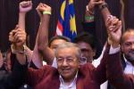 ▲馬來西亞國會大選,由高齡 92 歲的前總理馬哈地(Mahathir Mohamad)所組成的在野「希望聯盟」(Pakatan Harapan, PH)順利奪下執政權。(圖/達志影像/美聯社 , 2018.5.10) ▲馬來西亞國會大選,由高齡 92 歲的前總理馬哈地(Mahathir Mohamad)所組成的在野「希望聯盟」(Pakatan Harapan, PH)順利奪下執政權。(圖/達志影像/美聯社 , 2018.5.10)