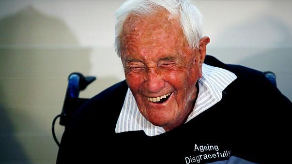 ▲高齡 104 歲的澳洲科學家古德爾博士（David Goodall），將在瑞士當地時間本月 10 日中午接受醫助安樂死。（圖／翻攝自路透社 , 2018.5.10）