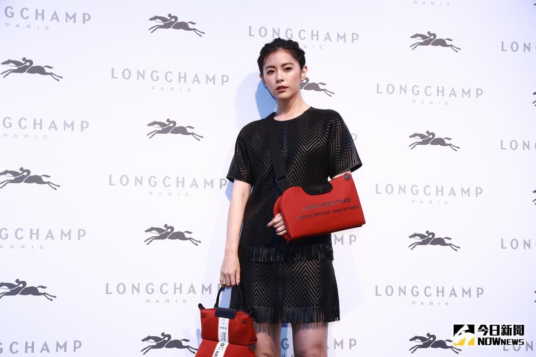 ▲任容萱出席名牌包品牌活動。（圖／記者葉政勳攝 , 2018.05.10）