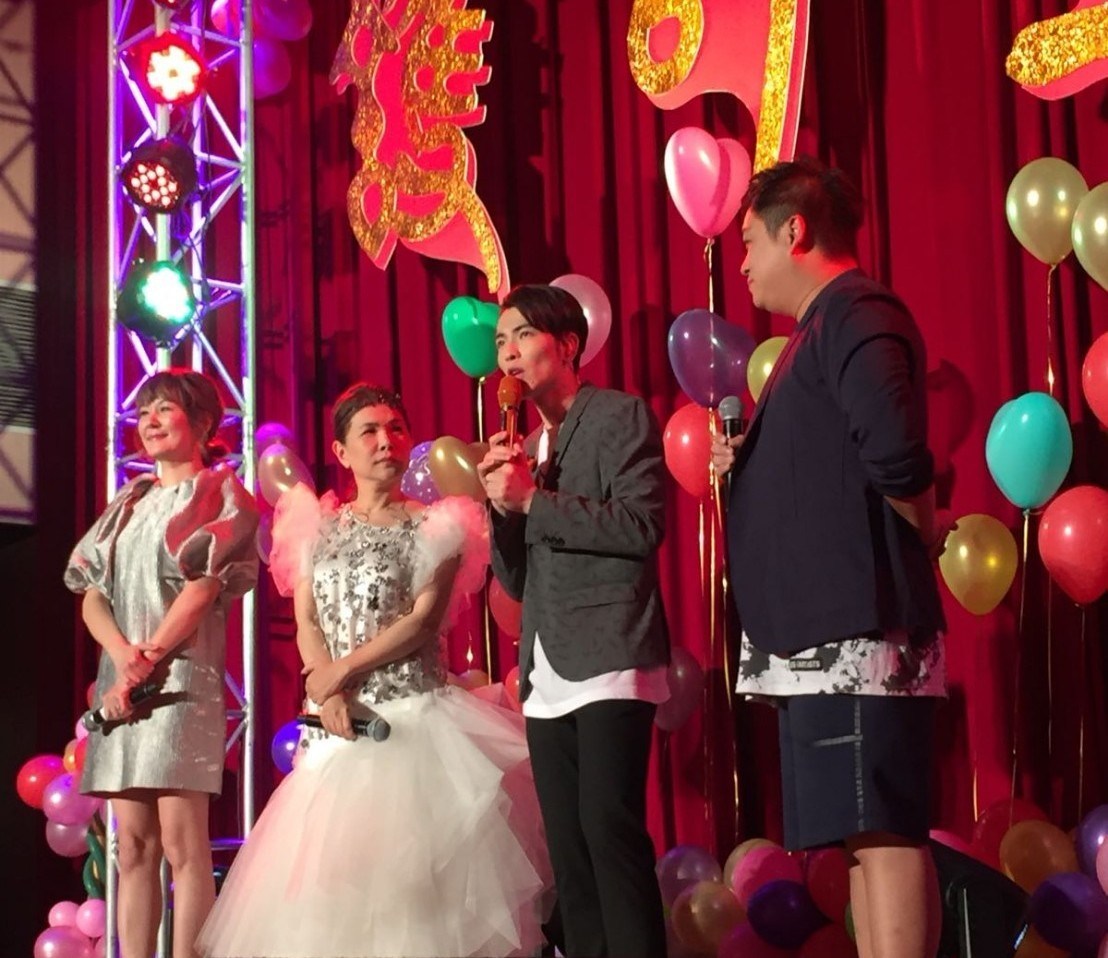 ▲蕭敬騰首次參與《國際護師節公益演唱會》，帶來〈阿飛的小蝴蝶〉等歌曲，現場氣氛歡樂。（圖／振興醫院提供, 2018.05.10）