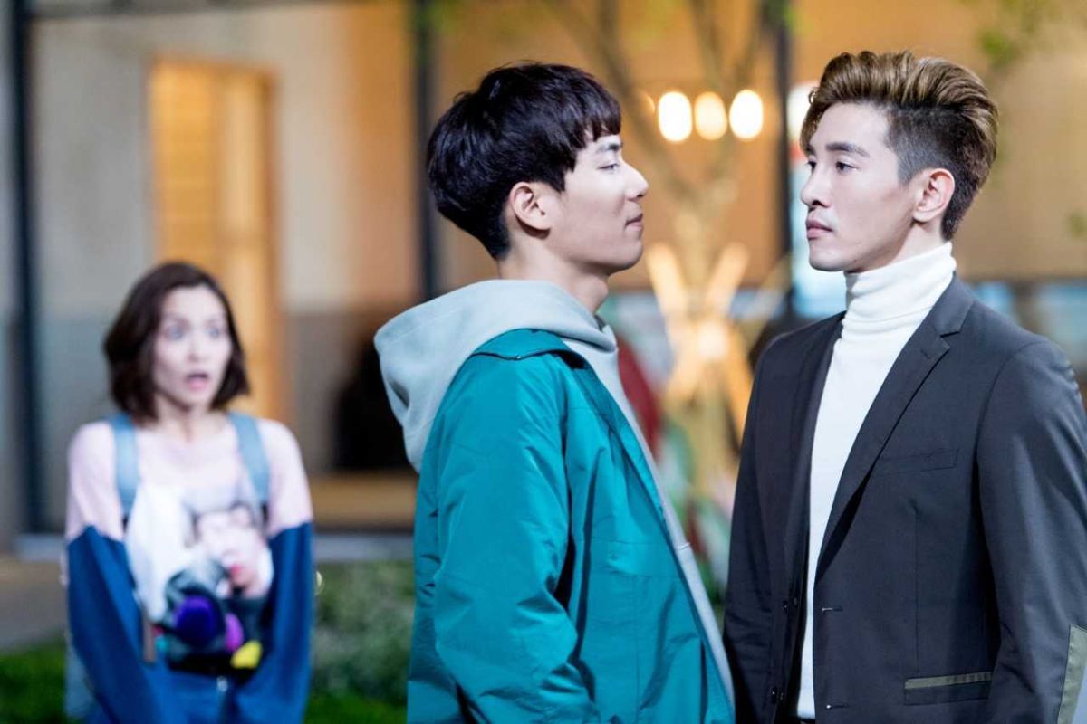 ▲子閎、張立昂上演男男吻。（圖／三立提供，2018.05.11）