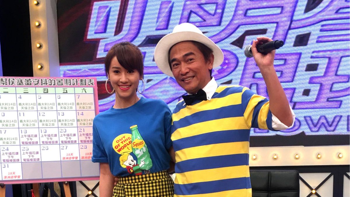 ▲吳宗憲（右）講到陳沂氣噗噗。（圖／中天提供 , 2018.5.13）