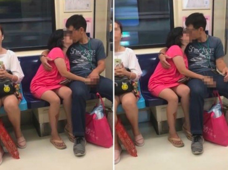 ▲網友目擊「超飢渴」男女的離譜行徑。（圖／翻攝自爆料公社 , 2018.5.16）