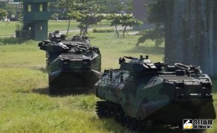 ▲陸戰隊AAV-7兩棲突擊車。(資料圖／記者呂炯昌攝影)