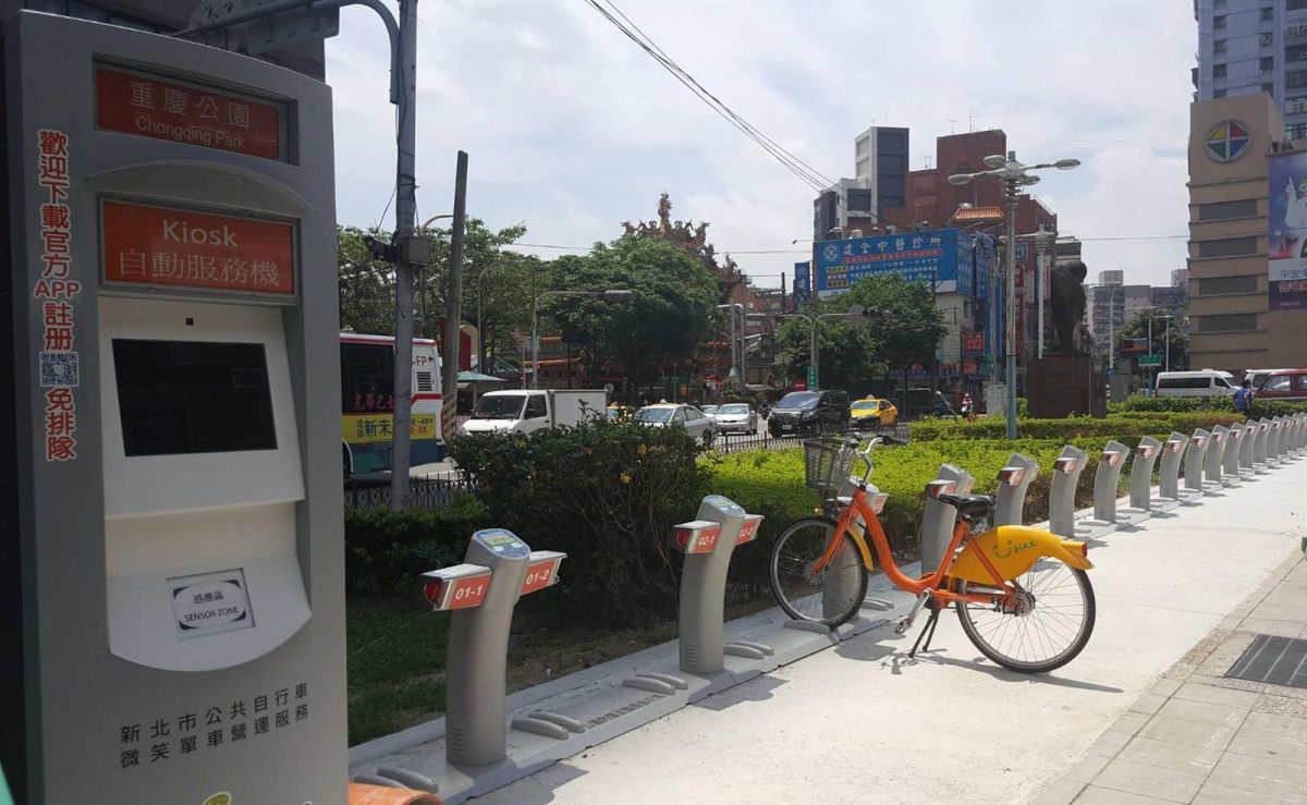 ▲新北市YouBike租借站5月18日起分別在新莊、板橋、汐止啟用4個站，全市累計達到480站，共有1萬3,759輛自行車上線營運。（圖／新北市交通局提供）