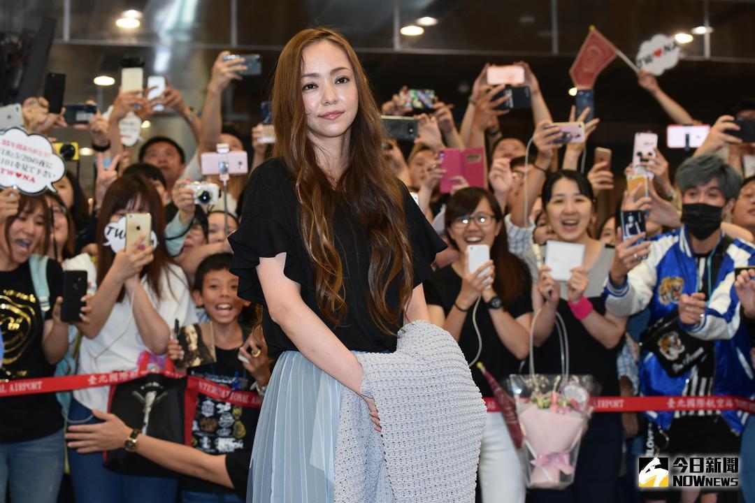 ▲安室奈美惠來台。（圖／記者林柏年攝 , 2018.5.17）