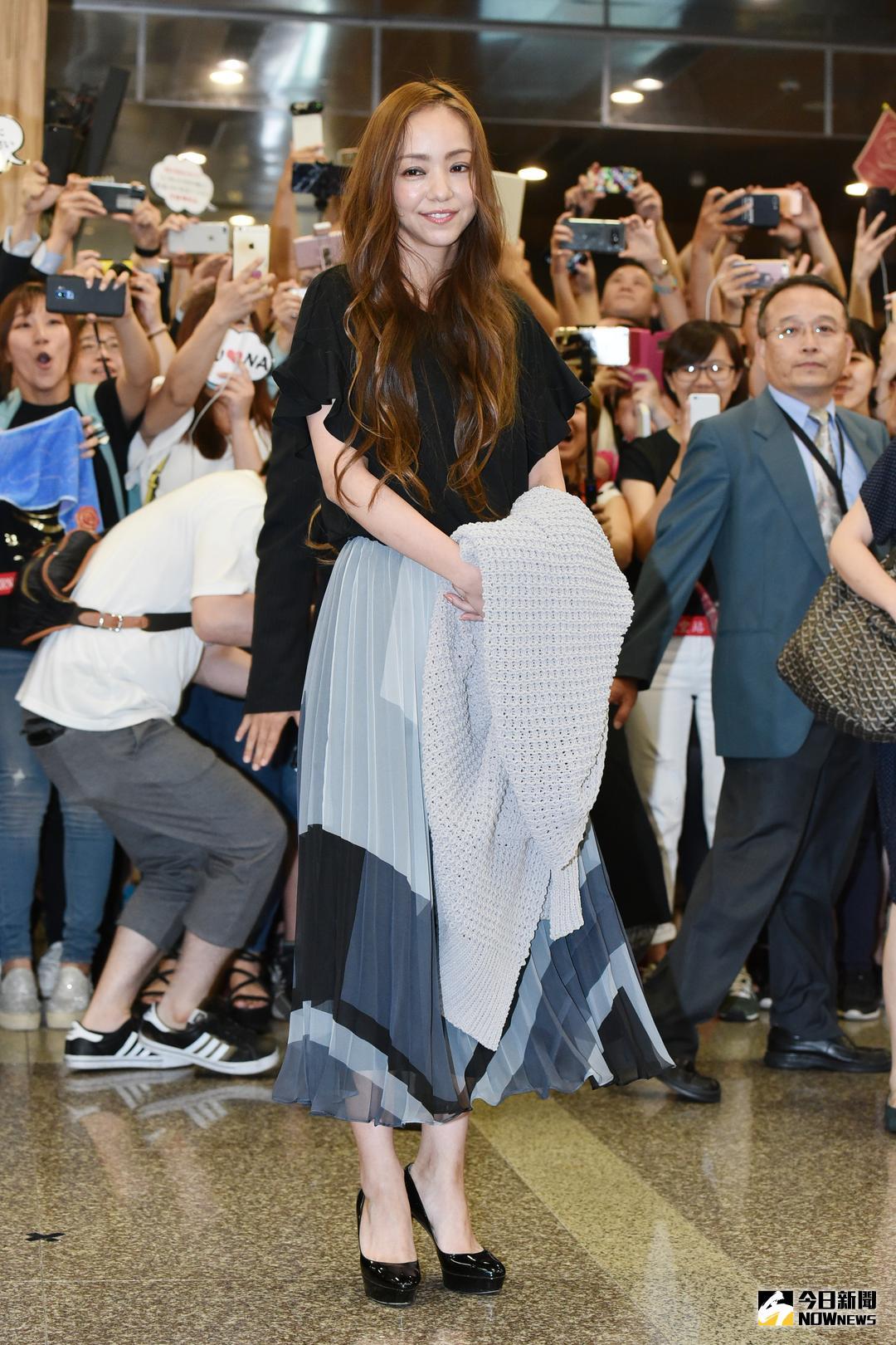 ▲安室奈美惠來台。（圖／記者林柏年攝 , 2018.5.17）