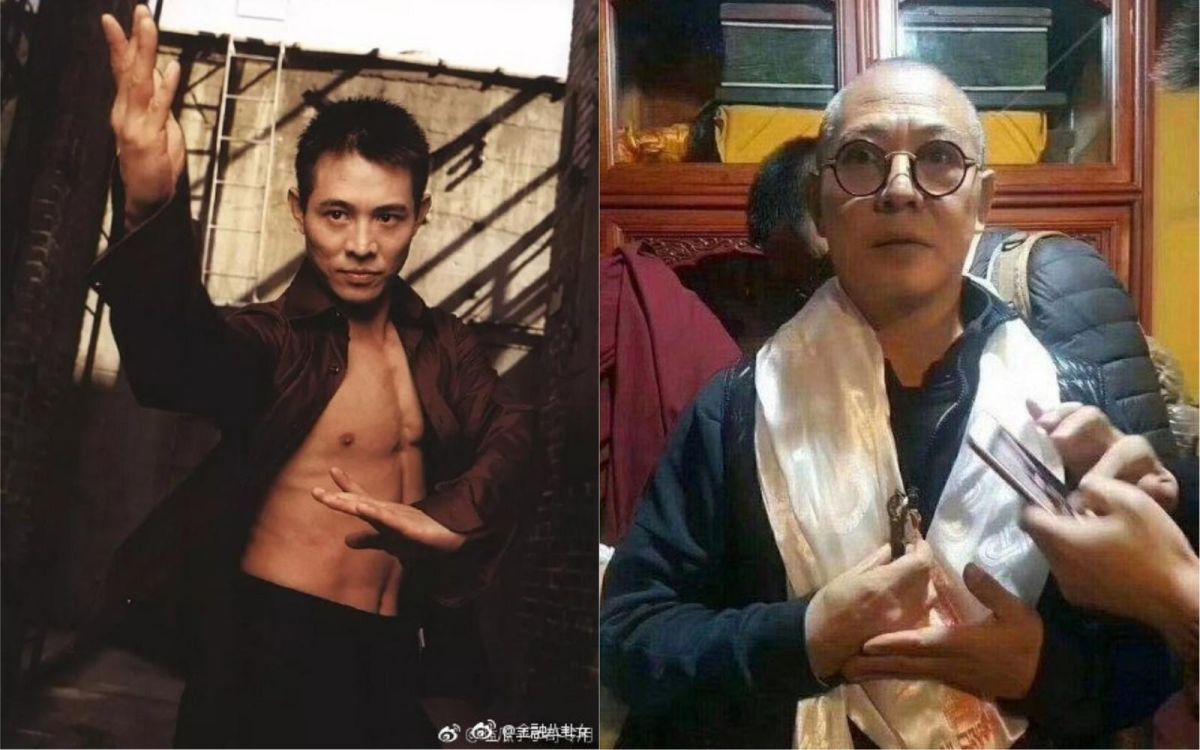 ▲李連杰因得甲狀腺亢進，樣貌與過去相比差很大。（圖／翻攝微博 , 2018.05.18）