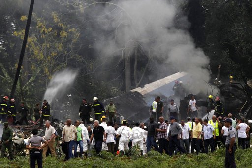 ▲古巴航空（Cubana de Aviación）一架波音 737 客機，於當地時間周五（18 日）上午 11 時起飛後墜毀。（圖／達志影像／美聯社 , 2018.5.19）