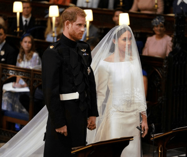 ▲英國哈利王子與美國女星梅根今（ 19 ）日在溫莎城堡完成世紀婚禮。（圖／翻攝自 YouTube ）