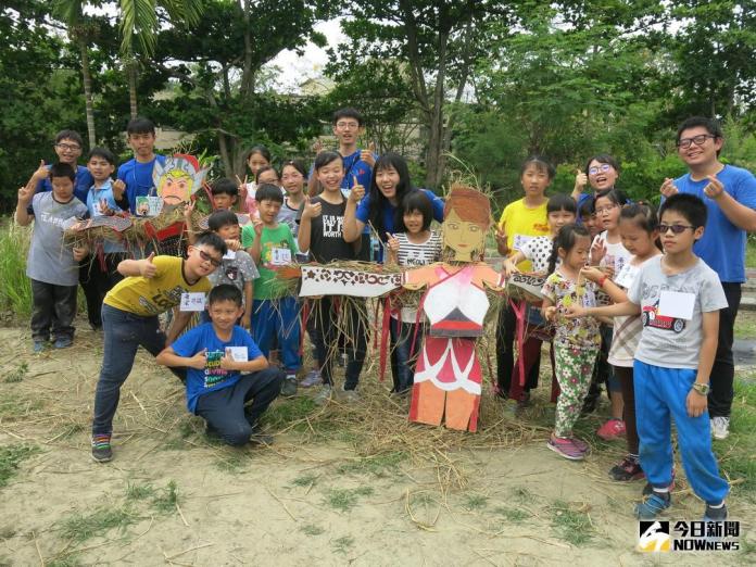 ▲小學生們高興地享受農村體驗營。（圖／記者吳晉輝攝 , 2018.05.20）