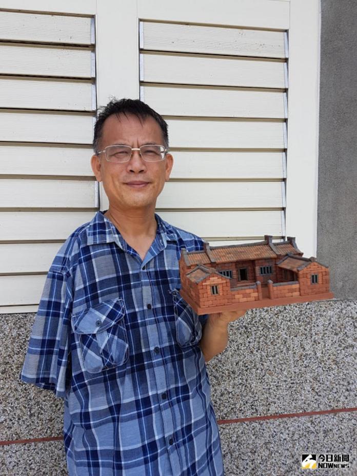 地方萬花筒》獨臂俞啟升　單手打造迷你磚藝術品
