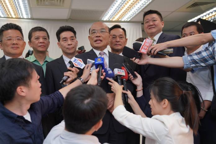 新北預算規模之爭　蘇貞昌：事實勝於亂講　朱立倫不回應
