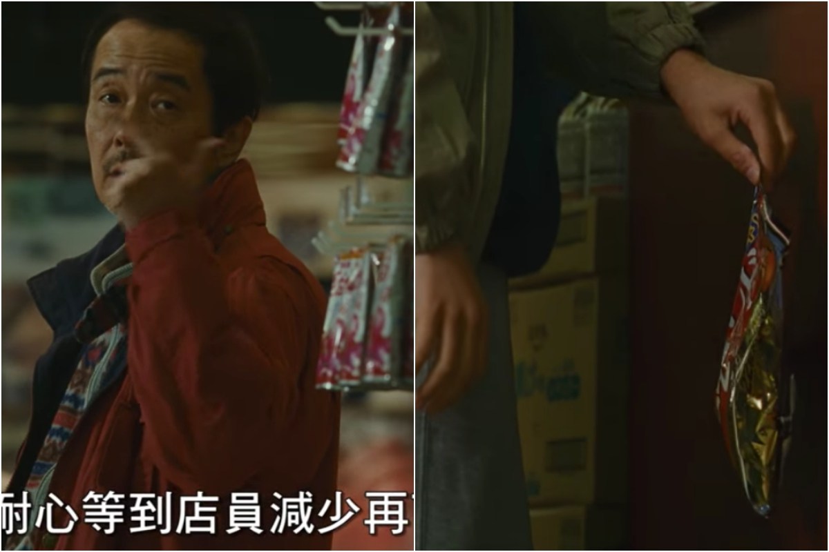 ▲片中父親帶兒子去超商偷東西，坦言：「除了偷竊，我沒什麼可以教他的了。」（圖／采昌國際多媒體 , 2018.5.24）