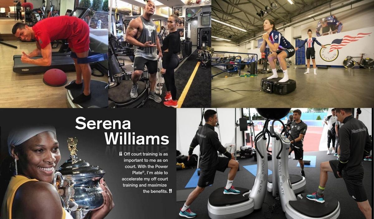 ▲許多海外明星都是Power Plate震動訓練機的愛好者，包含C羅、瑪丹娜、巨石強森以及歐美國家代表隊等。（圖／翻攝自信捷官方粉絲頁）