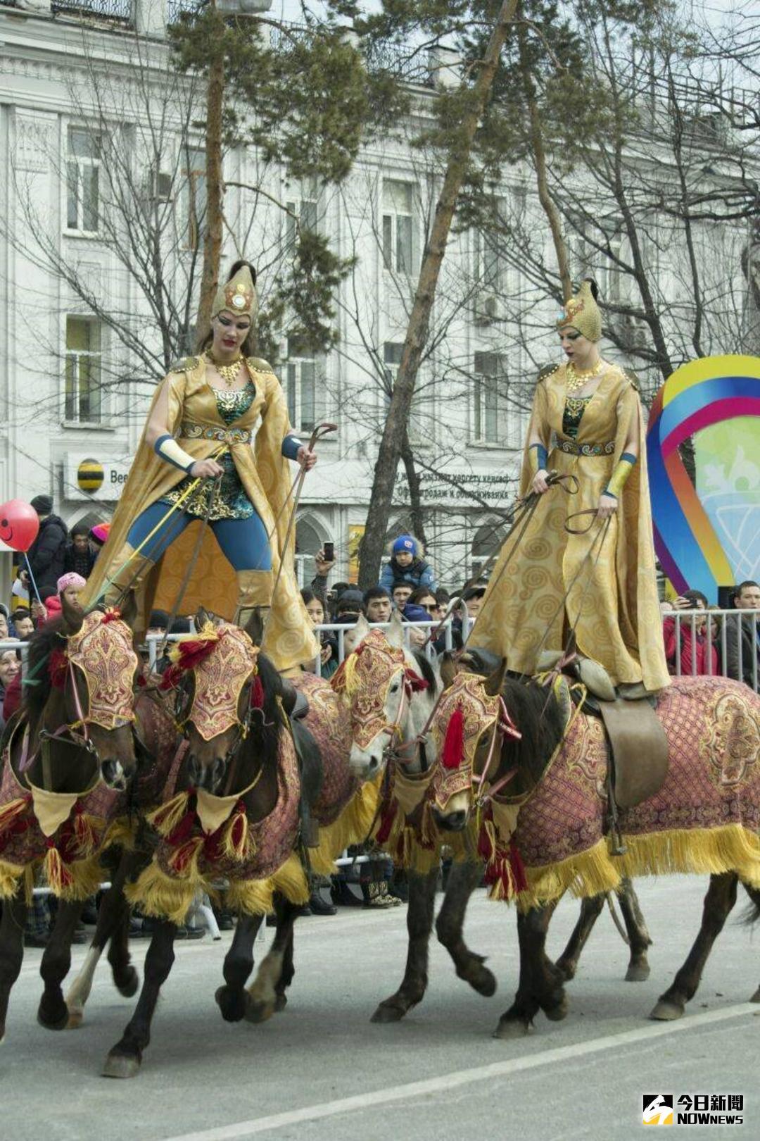 ▲哈薩克阿拉木圖馬術特技表演團演出（圖／該團提供 , 2018.5.25\\)