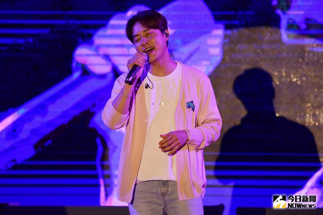 ▲Andy見面會飄出燒焦味，嘴甜化解氣氛。（圖／記者林柏年攝 , 2018.5.27）