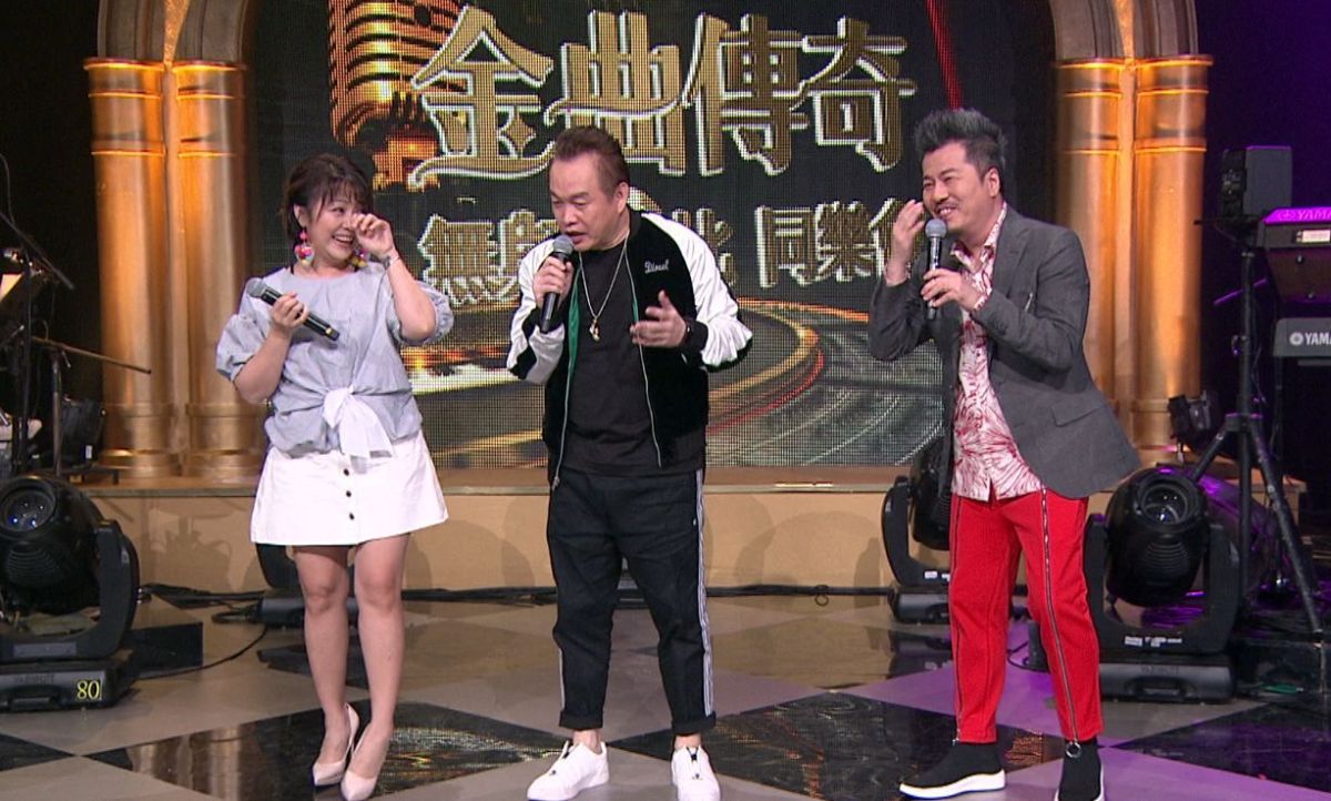 ▲吳亦帆（左起）、康康、黃國倫聚在一起，笑聲不斷。（圖／年代提供，2018.05.30）