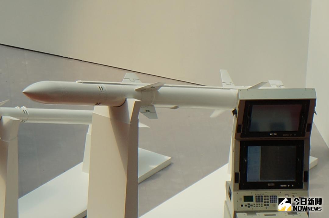 ▲艦射型天劍二型飛彈。（圖／記者呂烱昌攝影）