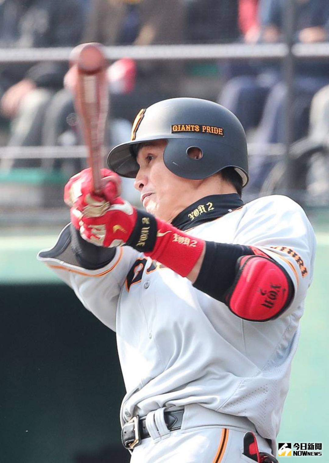 ▲陽岱鋼敲安。（圖／取自讀賣巨人粉絲團）