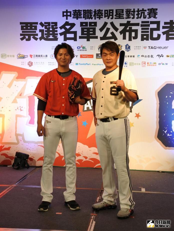▲「恰恰」彭政閔\\(右\\)當選明星賽人氣王（圖／劉祐廷攝 , 2018.06.04\\)