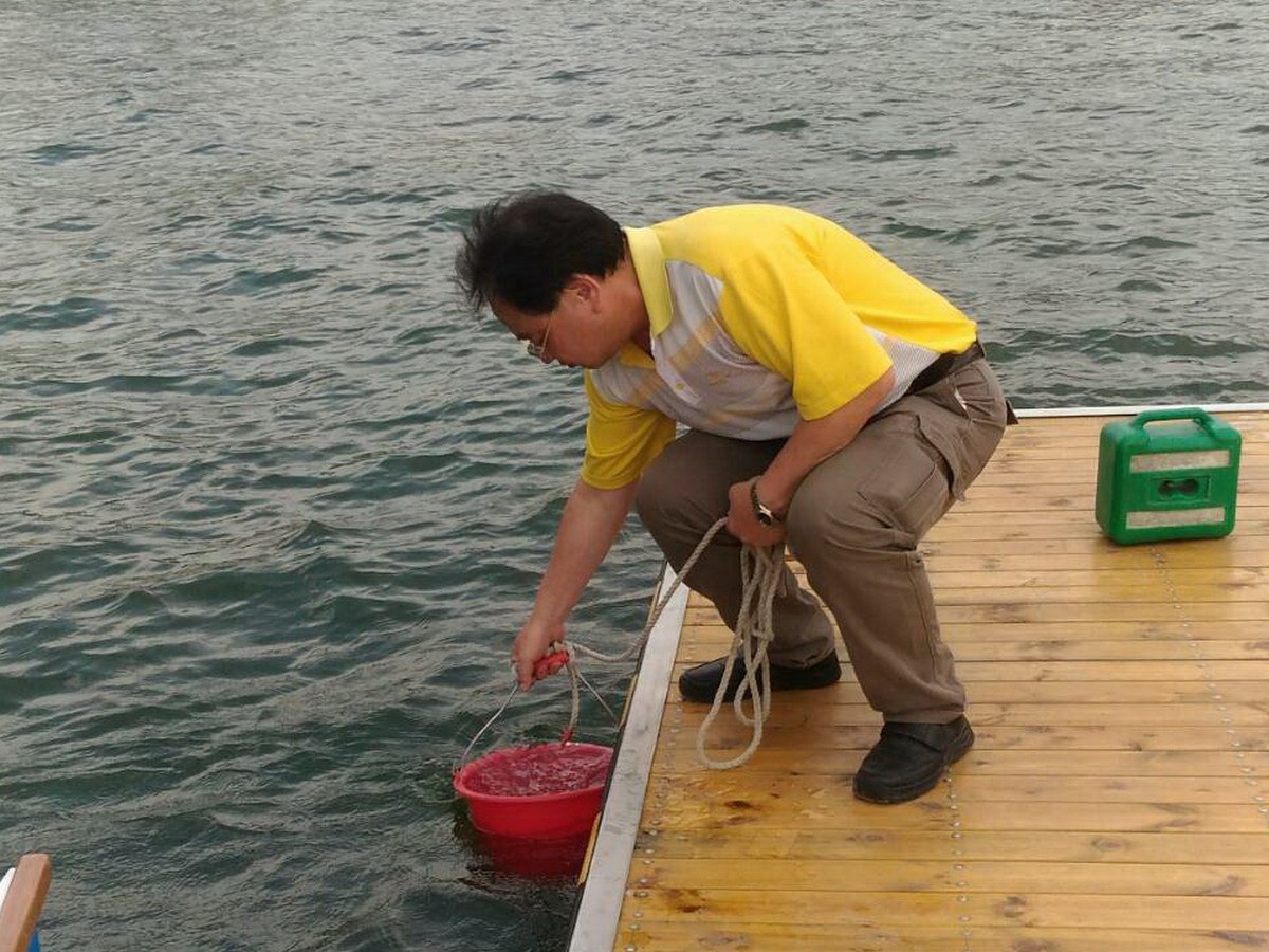 ▲環保局實際檢測兩個取水點，綜合河川汙染指標（RPI）評估結果，軟埤仔溪的RPI值僅1.5，為未受汙染等級。(圖／台中市政府環保局提供2018.6.4)