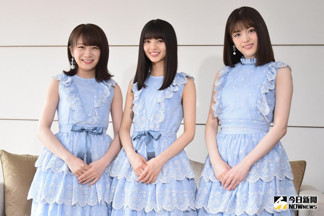 ▲「乃木坂46」成員（左至右）秋元真夏、齋藤飛鳥、松村沙友理，大讚台灣人非常溫柔親切。（圖／記者林柏年攝, 2018.06.04）