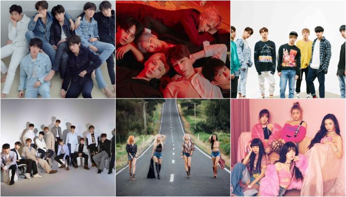 ▲BTS（左上）iKON、Mamamoo、Red Velvet、SEVENTEEN、VIXX等人7月來台參加SBS拼盤演唱會。（圖／JUSTLIVE , 2018.6.6）