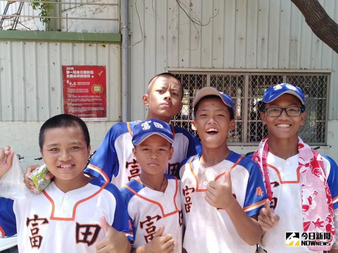 ▲「富田五虎」左起湯恩宇、陳靖澤、陳靖愉、高健豪、柳益宸。（圖／黃建霖攝）