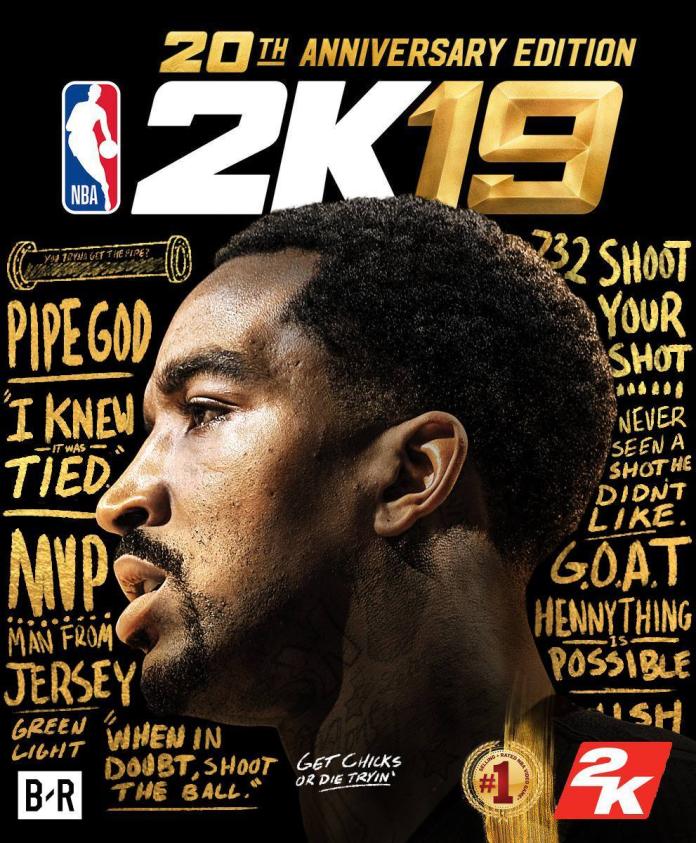 ▲美國媒體翻玩2K19遊戲封面為J.R. Smith（圖／取自Bleacher Report網站）