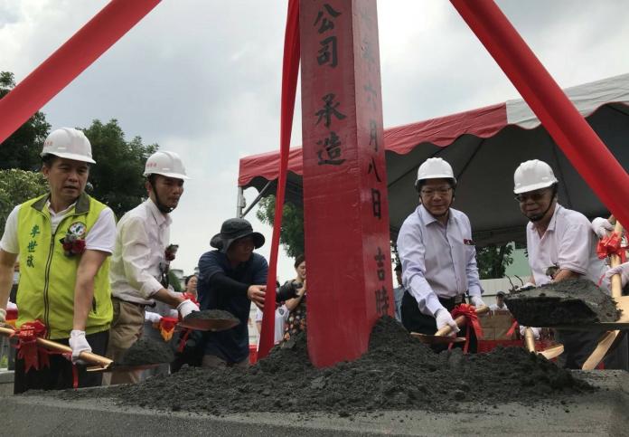 市立復興圖書館動土　年底完工將成為萬年溪畔地標
