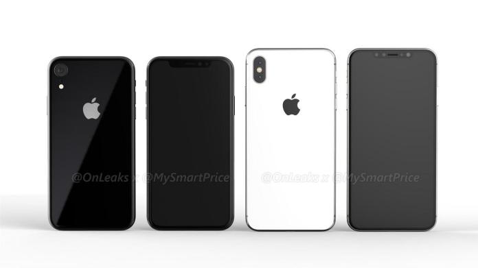 ▲蘋果九月將推三款新 iPhone。包含 5.8 吋及 6.5 吋 iPhone X 系列，以及 6.1 吋 LCD 螢幕平價版。（圖／翻攝自Steve H@OnLeaks推特）
