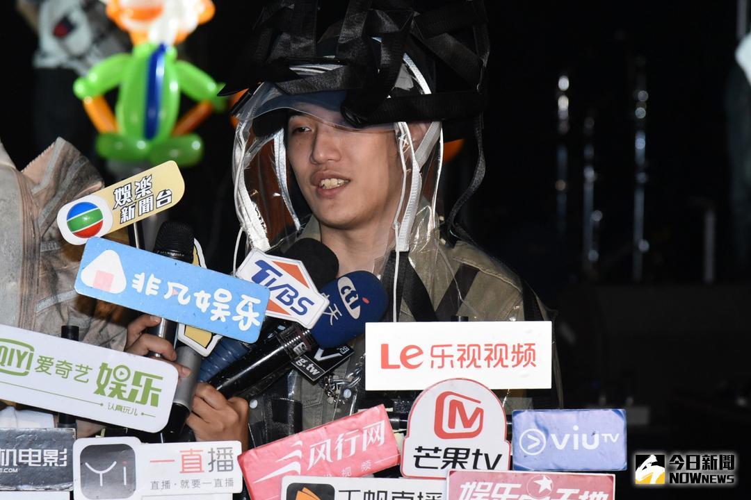 ▲熊仔回應與李優緋聞，表示這是不實報導。（圖／記者林柏年攝 , 2018.06.10）