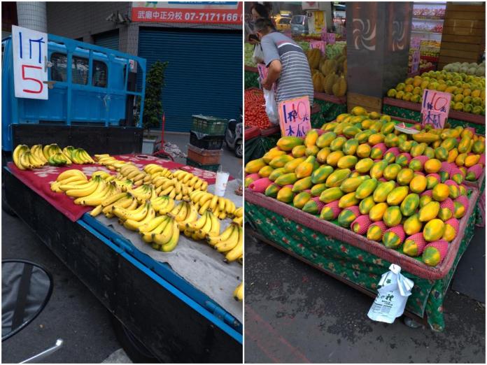 ▲香蕉一斤賣 5 元、木瓜 1 粒賣 10 元，卻仍有奧客堅持殺價。（圖／翻攝自爆怨公社）