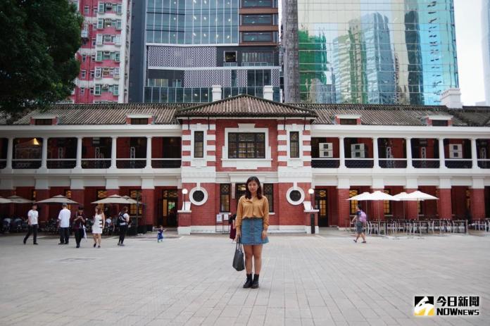 ▲香港近期最具話題的拍照聖地，就是由舊中區警署建築群改建的「大館」， 5 月 29 日起正式對外開放參觀。（圖／記者陳致宇攝）