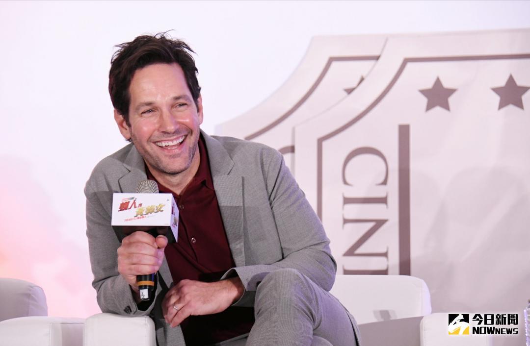 ▲保羅路德很希望把台灣迪化街放進《蟻人》系列場景裡。（圖／記者林調遜攝，2018.06.12）