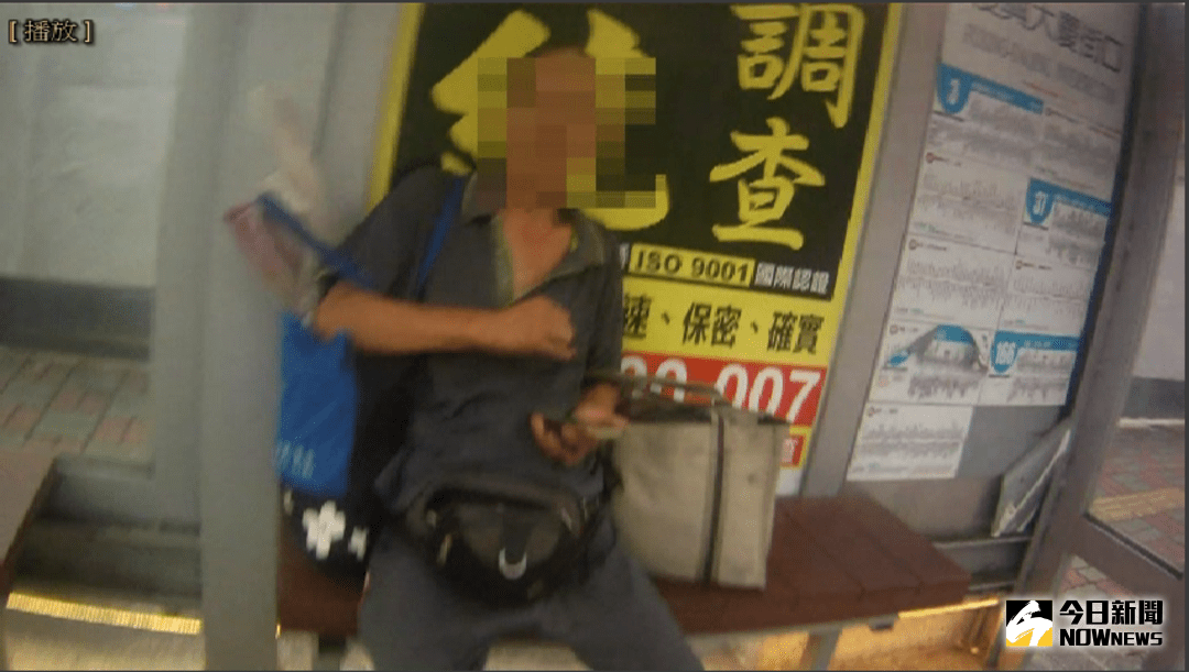 ▲縱火男子被警方逮捕時竟稱只是做法事。（圖／記者鄧力軍翻攝 , 2018.06.13\\)