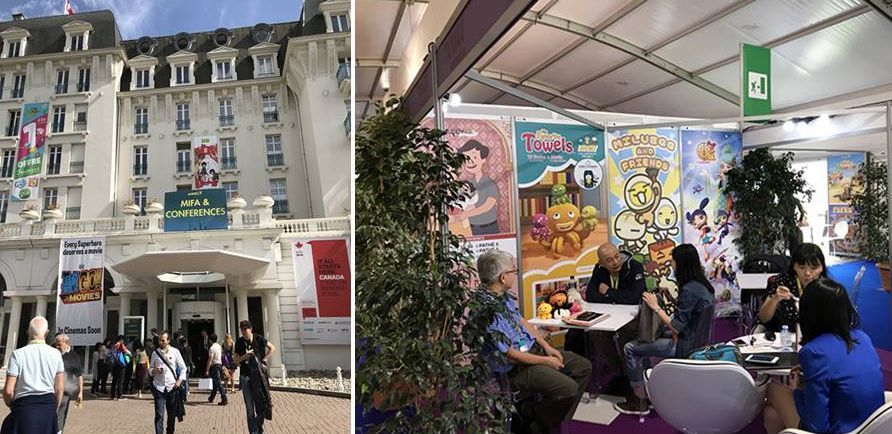 ▲台灣動畫廠商（右）積極參與「2018安錫動畫影展」。（圖／古意惟許公司提供，2018.06.13）