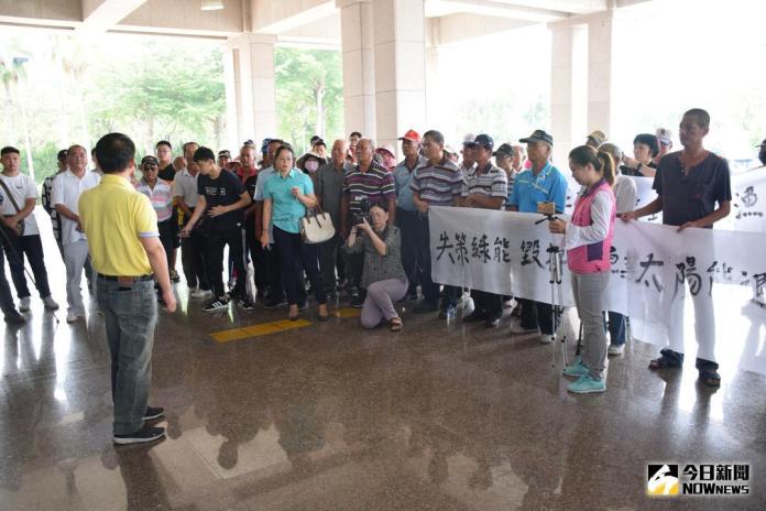 口湖鄉養殖漁民陳情議會　反對生產區設置太陽能場
