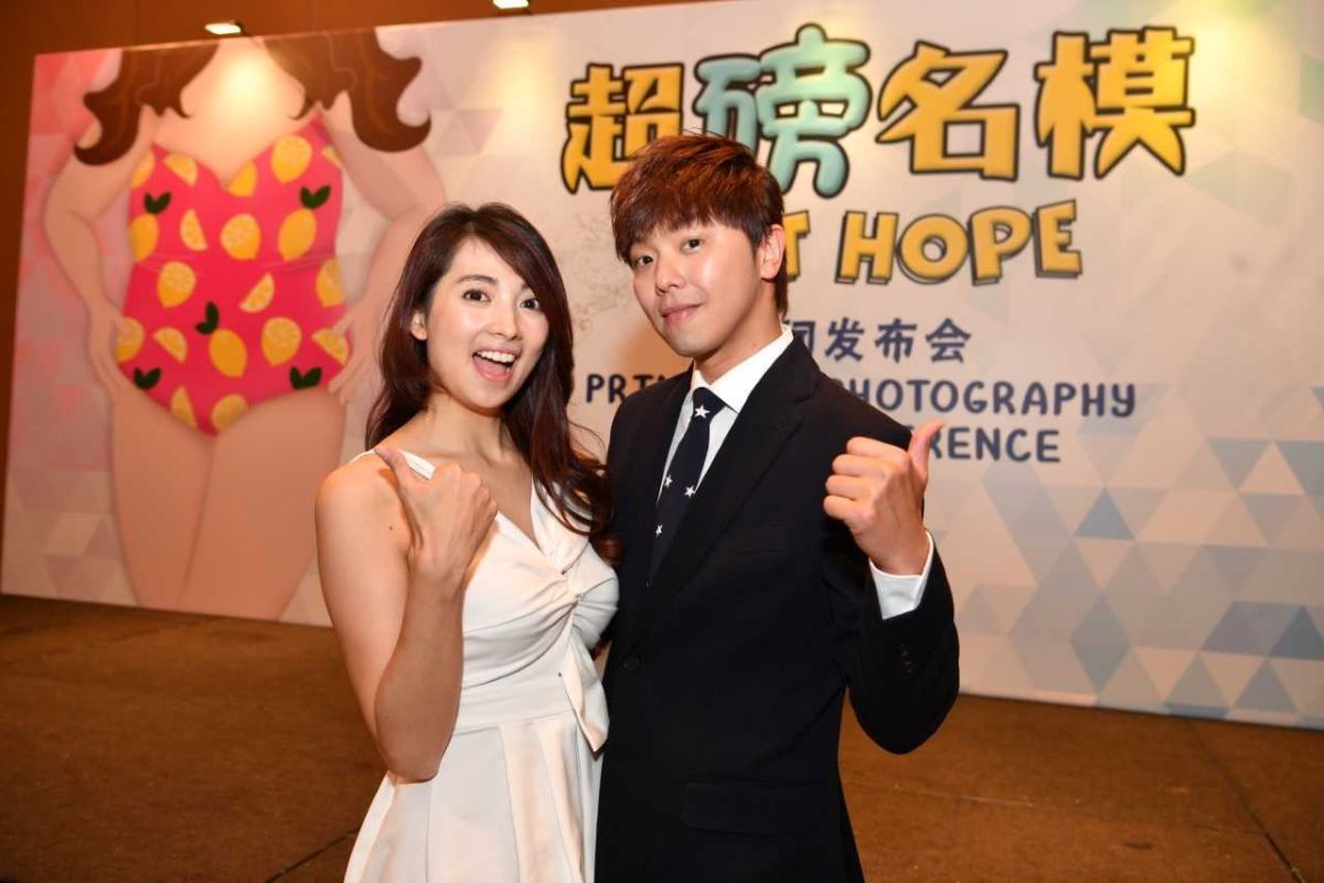 ▲阿喜（左）在新片和黃鴻升搭檔，兩人片中有多場感情戲。（圖／天晴娛樂提供 , 2018.06.14）