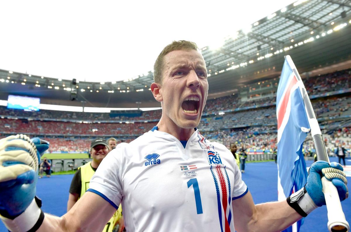 ▲冰島足球國家隊門將 Hannes Halldorsson （霍多森）在成為全職足球員前，竟是一名導演。（圖／美聯社／達志影像）