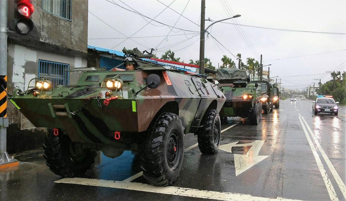 ▲第四作戰區針對地勢低漥、易淹水區域完成救災機具及人員整備。（圖／第四作戰區提供,2018.06.14）