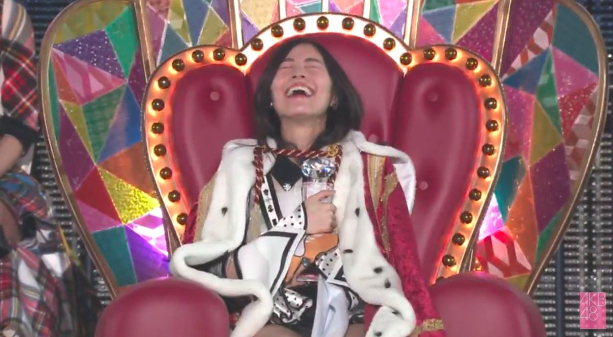 ▲松井珠理奈拿下第一。（圖／翻攝AKB48 YouTube , 2018.6.16）