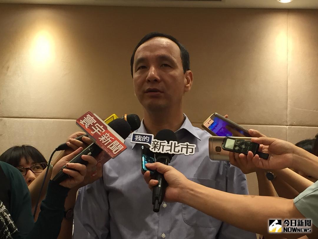 ▲新北市長朱立倫認為，台灣目前還沒有到廢死的條件。（資料圖片／記者陳志仁攝，2018.06.19）