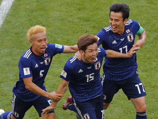 世足／大迫不得了！　日本世界盃首度踢贏南美球隊
