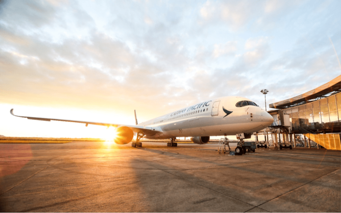 ▲國泰航空接收首架 A350-1000 客機，並證實 7 月 1 日首航香港－台北往來班次。（圖／國泰航空）